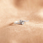 Anillo corazones circonita