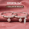 Llamador de ángeles 2x1- Collar Plata Regalo